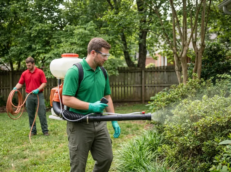 Seasonal Mosquito Barrier Application in Nashville, TN